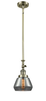 Franklin Restoration One Light Mini Pendant in Antique Brass (405|206-AB-G173)