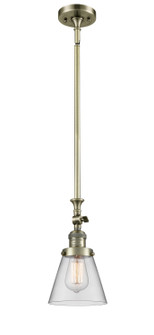 Franklin Restoration LED Mini Pendant in Antique Brass (405|206-AB-G62-LED)