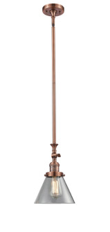 Franklin Restoration LED Mini Pendant in Antique Copper (405|206-AC-G42-LED)