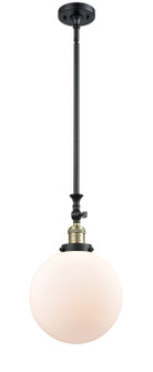 Franklin Restoration LED Mini Pendant in Black Antique Brass (405|206-BAB-G201-10-LED) Franklin Restoration LED Mini Pendant in Black Antique Brass (405|206-BAB-G201-10-LED)