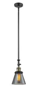 Franklin Restoration LED Mini Pendant in Black Antique Brass (405|206-BAB-G63-LED)