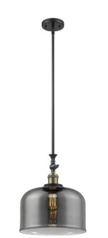 Franklin Restoration One Light Mini Pendant in Black Antique Brass (405|206-BAB-G73-L)