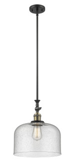 Franklin Restoration LED Mini Pendant in Black Antique Brass (405|206-BAB-G74-L-LED)