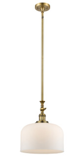 Franklin Restoration One Light Mini Pendant in Brushed Brass (405|206-BB-G71-L)