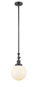 Franklin Restoration One Light Mini Pendant in Oil Rubbed Bronze (405|206-OB-G201-8)
