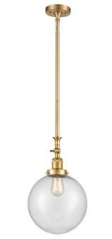 Franklin Restoration One Light Mini Pendant in Satin Gold (405|206-SG-G204-10)