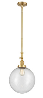 Franklin Restoration One Light Mini Pendant in Satin Gold (405|206-SG-G204-12)