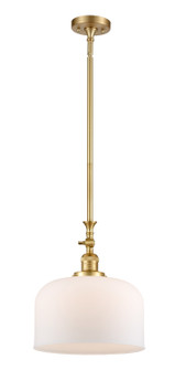 Franklin Restoration One Light Mini Pendant in Satin Gold (405|206-SG-G71-L)