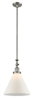 Franklin Restoration One Light Mini Pendant in Brushed Satin Nickel (405|206-SN-G41-L)