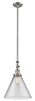 Franklin Restoration One Light Mini Pendant in Brushed Satin Nickel (405|206-SN-G42-L)