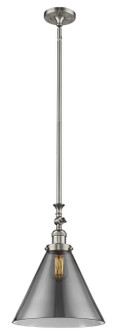 Franklin Restoration One Light Mini Pendant in Brushed Satin Nickel (405|206-SN-G43-L)