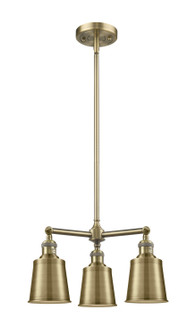 Franklin Restoration LED Chandelier in Antique Brass (405|207-AB-M9-AB-LED)