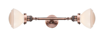 Franklin Restoration Two Light Bath Vanity in Antique Copper (405|208L-AC-G321)