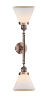 Franklin Restoration Two Light Bath Vanity in Antique Copper (405|208L-AC-G41)