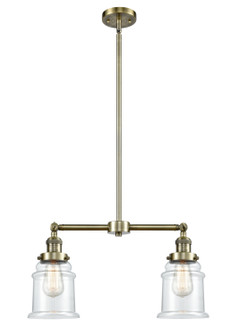 Franklin Restoration LED Island Pendant in Antique Brass (405|209-AB-G182-LED)