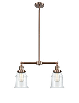 Franklin Restoration LED Island Pendant in Antique Copper (405|209-AC-G182-LED)