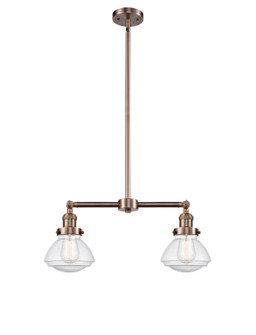 Franklin Restoration LED Island Pendant in Antique Copper (405|209-AC-G324-LED)