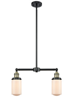 Franklin Restoration LED Island Pendant in Black Antique Brass (405|209-BAB-G311-LED)