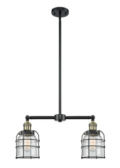 Franklin Restoration LED Island Pendant in Black Antique Brass (405|209-BAB-G54-CE-LED)