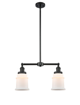 Franklin Restoration LED Island Pendant in Matte Black (405|209-BK-G181-LED)