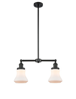 Franklin Restoration LED Island Pendant in Matte Black (405|209-BK-G191-LED)