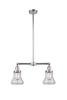 Franklin Restoration Two Light Island Pendant in Polished Chrome (405|209-PC-G192)