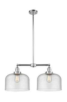 Franklin Restoration Two Light Island Pendant in Polished Chrome (405|209-PC-G74-L)