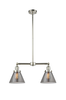 Franklin Restoration LED Island Pendant in Polished Nickel (405|209-PN-G43-L-LED)