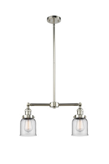 Franklin Restoration Two Light Island Pendant in Polished Nickel (405|209-PN-G52)