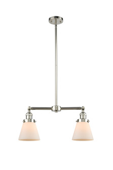 Franklin Restoration Two Light Island Pendant in Polished Nickel (405|209-PN-G61)