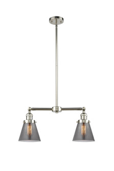 Franklin Restoration Two Light Island Pendant in Polished Nickel (405|209-PN-G63)