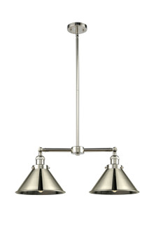 Franklin Restoration LED Island Pendant in Polished Nickel (405|209-PN-M10-PN-LED)