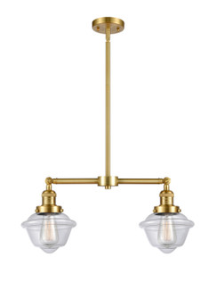 Franklin Restoration LED Island Pendant in Satin Gold (405|209-SG-G532-LED)