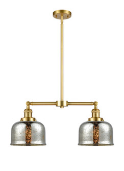 Franklin Restoration LED Island Pendant in Satin Gold (405|209-SG-G78-LED)