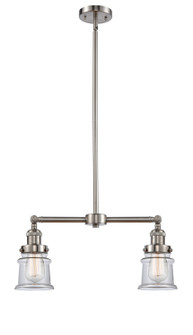 Franklin Restoration LED Island Pendant in Brushed Satin Nickel (405|209-SN-G182S-LED)