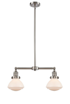 Franklin Restoration LED Island Pendant in Brushed Satin Nickel (405|209-SN-G321-LED)