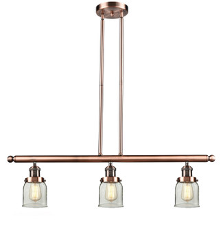 Franklin Restoration Three Light Island Pendant in Antique Copper (405|213-AC-G52)