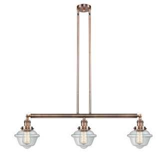 Franklin Restoration LED Island Pendant in Antique Copper (405|213-AC-G532-LED)