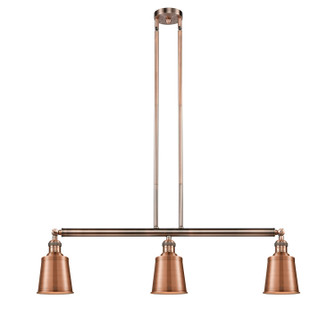 Franklin Restoration LED Island Pendant in Antique Copper (405|213-AC-M9-AC)