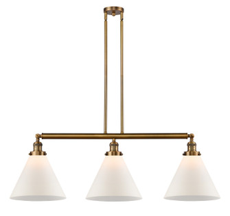 Franklin Restoration LED Island Pendant in Brushed Brass (405|213-BB-G41-L)