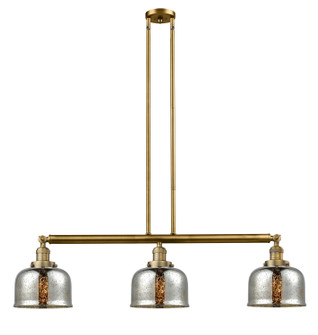 Franklin Restoration Three Light Island Pendant in Brushed Brass (405|213-BB-G78)