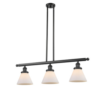 Franklin Restoration LED Island Pendant in Matte Black (405|213-BK-G41-LED)