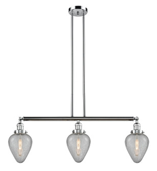 Franklin Restoration Three Light Island Pendant in Polished Chrome (405|213-PC-G165)