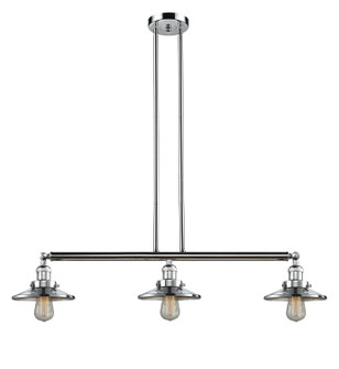 Franklin Restoration Three Light Island Pendant in Polished Chrome (405|213-PC-M7)