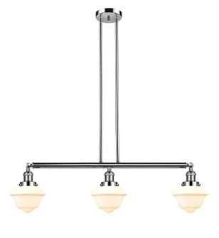 Franklin Restoration Three Light Island Pendant in Polished Nickel (405|213-PN-G531)