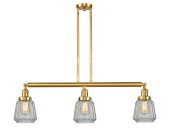 Franklin Restoration LED Island Pendant in Satin Gold (405|213-SG-G142-LED)