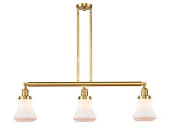 Franklin Restoration LED Island Pendant in Satin Gold (405|213-SG-G191-LED)