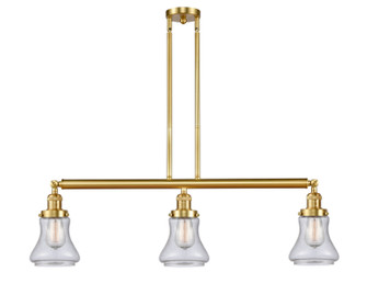 Franklin Restoration LED Island Pendant in Satin Gold (405|213-SG-G194-LED)