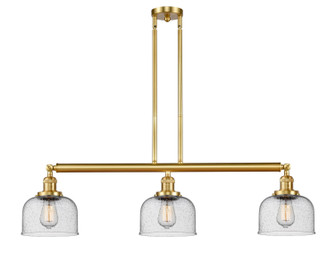 Franklin Restoration LED Island Pendant in Satin Gold (405|213-SG-G74-LED)