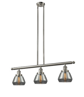 Franklin Restoration LED Island Pendant in Brushed Satin Nickel (405|213-SN-G173-LED)